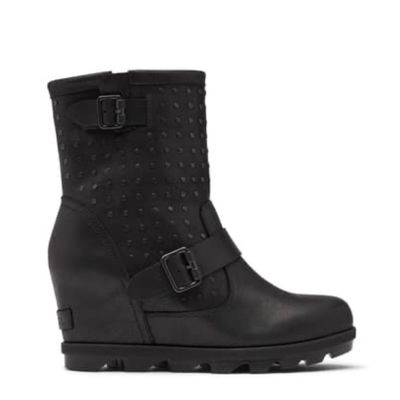 NWT Sore Joan of Arctic Wedge II Boot Stud Leather - Picture 4 of 10